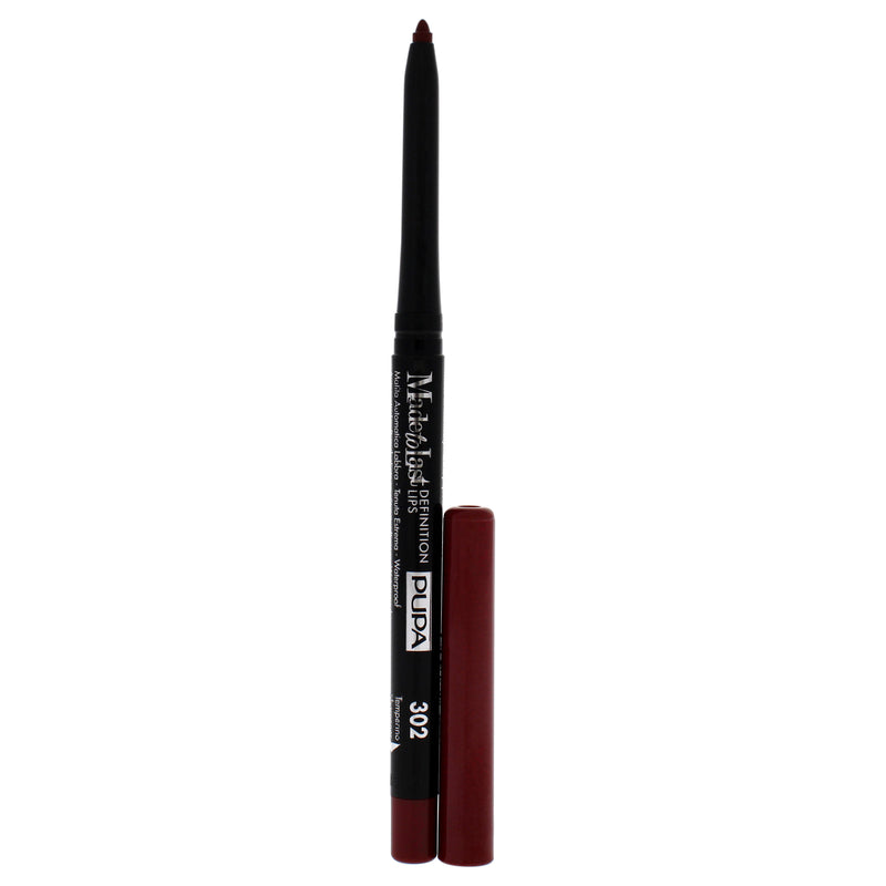 Pupa Milano Made To Last Definition Lips - 302 Chic Burgundy by Pupa Milano for Women - 0.012 oz Lip Pencil