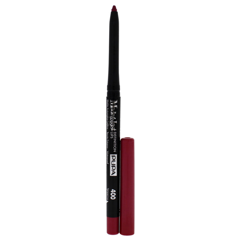 Pupa Milano Made To Last Definition Lips - 400 Intense Fuchsia by Pupa Milano for Women - 0.012 oz Lip Pencil