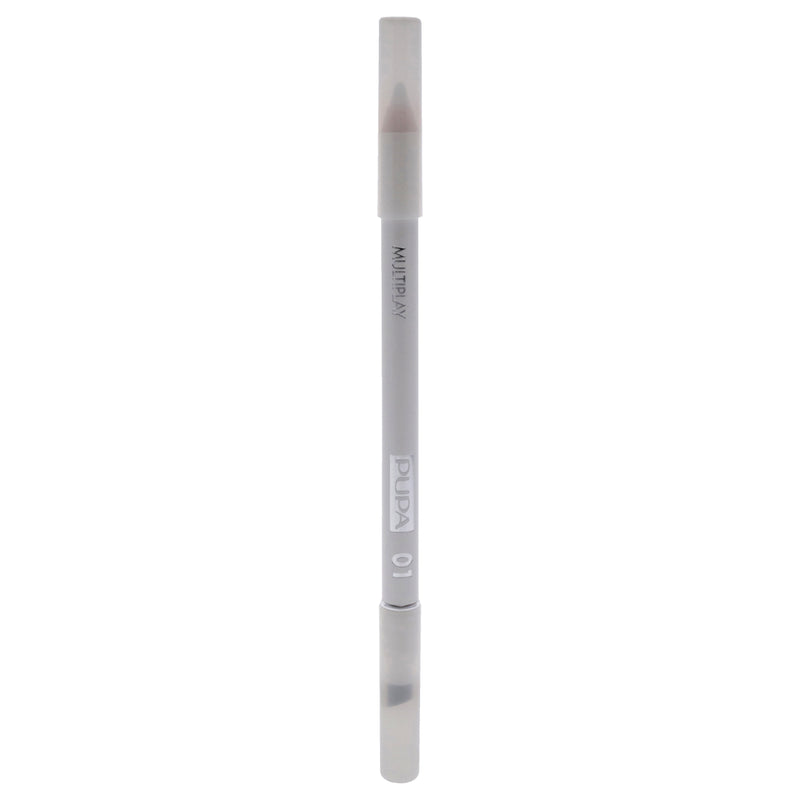 Pupa Milano Multiplay Eye Pencil - 01 Icy White by Pupa Milano for Women - 0.04 oz Eyebrow Pencil