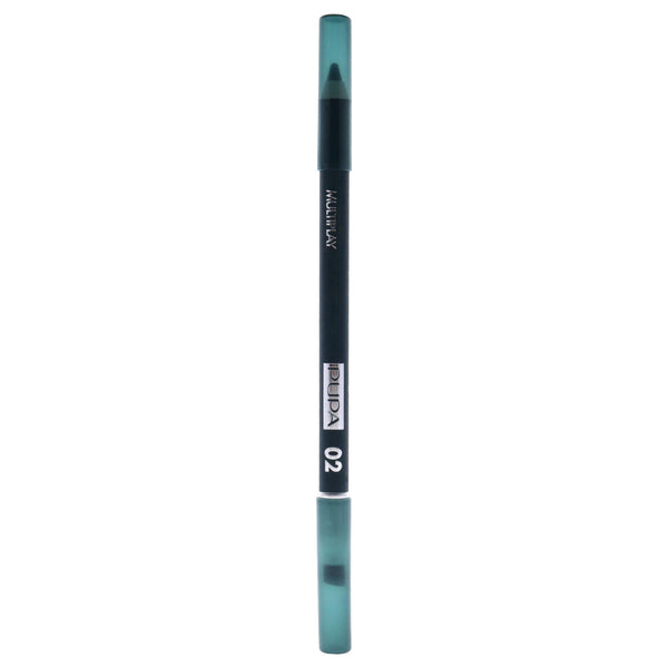 Pupa Milano Multiplay Eye Pencil - 02 Electric Green by Pupa Milano for Women - 0.04 oz Eyebrow Pencil