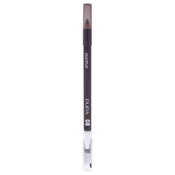 Pupa Milano Multiplay Eye Pencil - 08 Basic Brun by Pupa Milano for Women - 0.04 oz Eyebrow Pencil