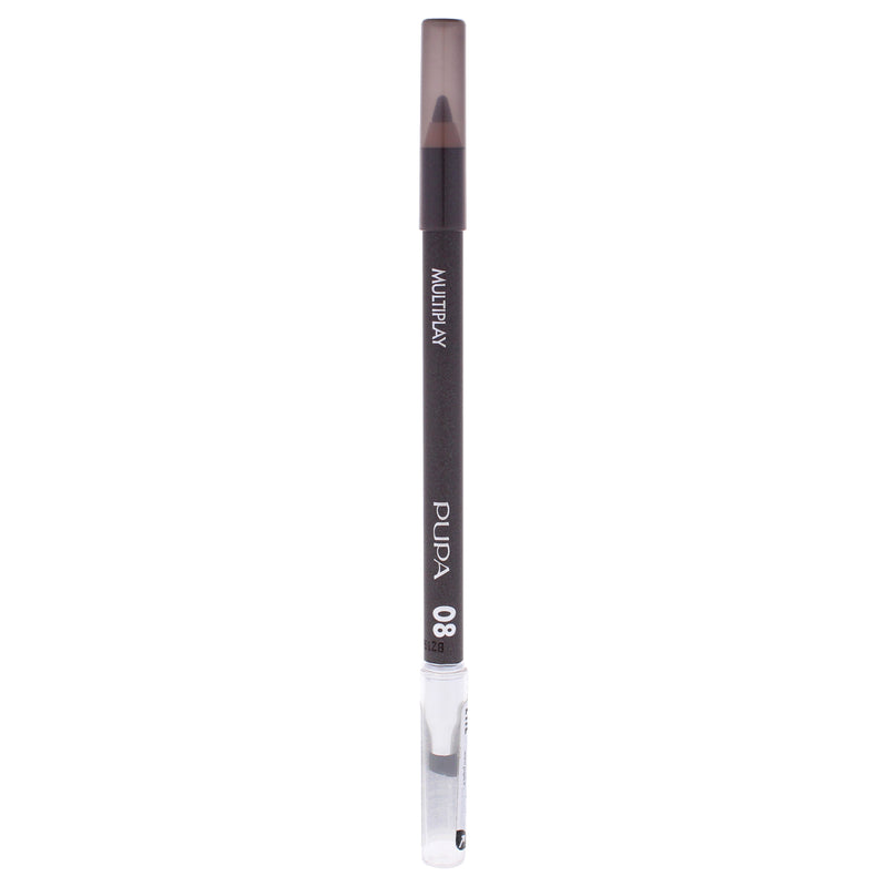 Pupa Milano Multiplay Eye Pencil - 08 Basic Brun by Pupa Milano for Women - 0.04 oz Eyebrow Pencil