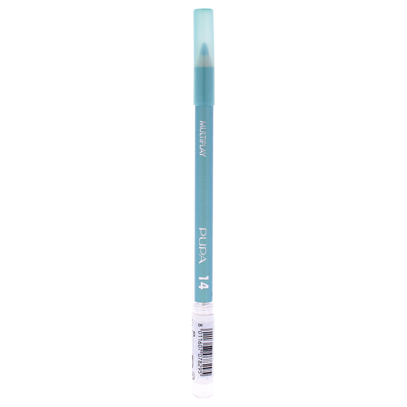 Pupa Milano Multiplay Eye Pencil - 14 Water Green by Pupa Milano for Women - 0.04 oz Eyebrow Pencil