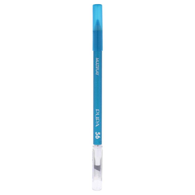Pupa Milano Multiplay Eye Pencil - 56 Scuba Blue by Pupa Milano for Women - 0.04 oz Eyebrow Pencil