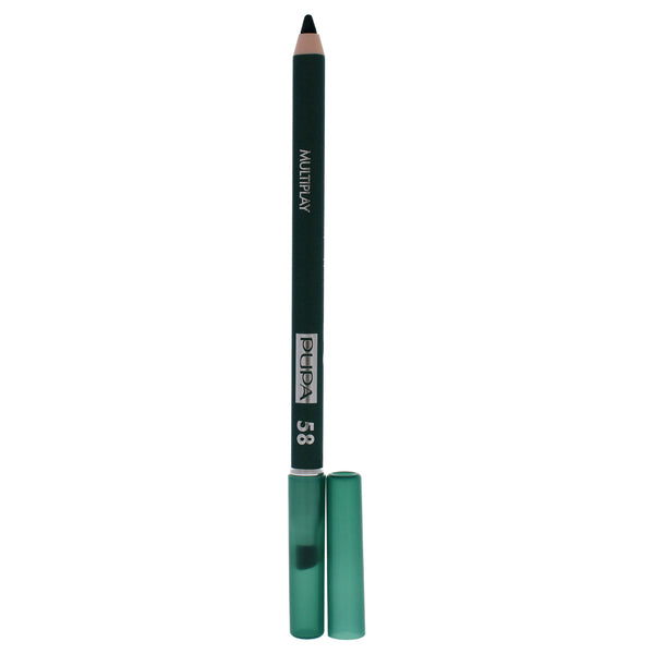 Pupa Milano Multiplay Eye Pencil - 58 Plastic Green by Pupa Milano for Women - 0.04 oz Eyebrow Pencil