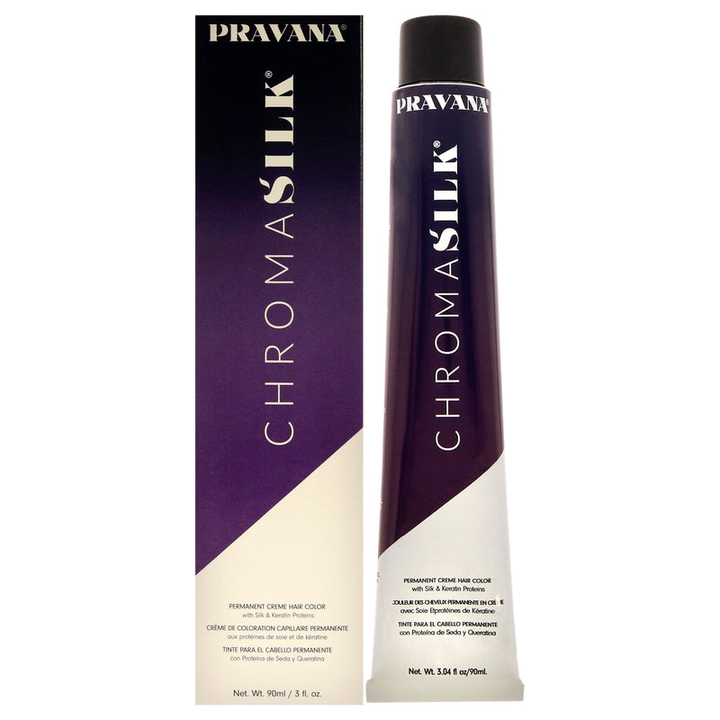 Pravana ChromaSilk Creme Hair Color - 5.37 Ligh Golden Violet Brown by Pravana for Unisex - 3 oz Hair Color