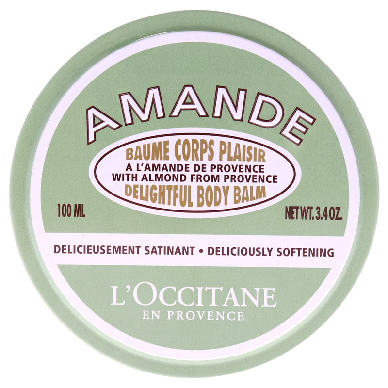 L'Occitane Almond Delightful Body Balm by LOccitane for Unisex - 3.4 oz Balm