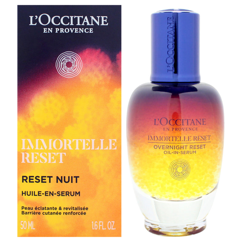 L'Occitane Immortelle Reset Overnight Oil-In Serum by LOccitane for Women - 1.6 oz Serum