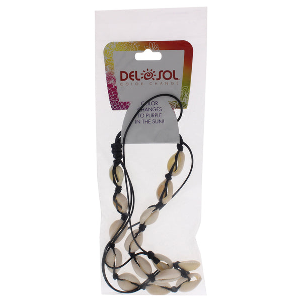 DelSol Color-Changing Necklace - Purple Cowrie by DelSol for Women - 1 Pc Necklace