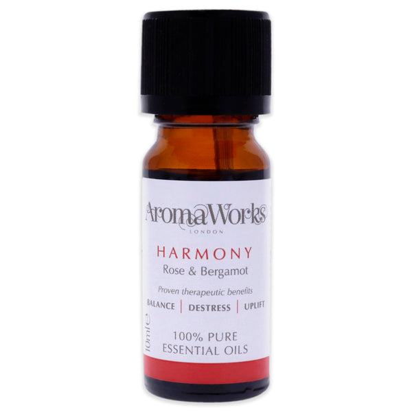 Aromaworks Harmony Essential Oil by Aromaworks for Unisex - 0.33 oz Oil