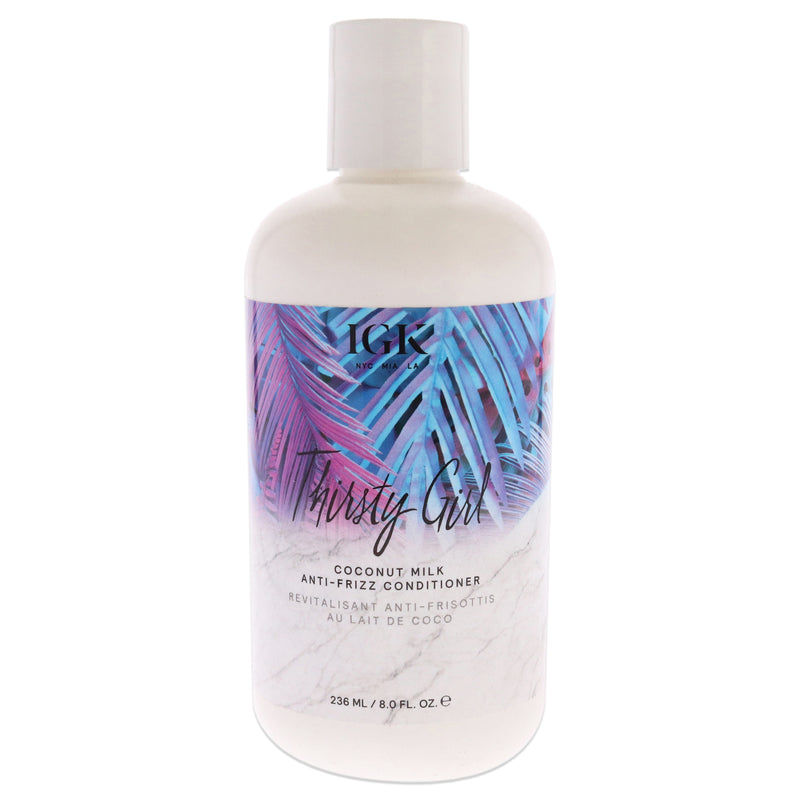 IGK Thirsty Girl Coconut Milk Anti-Frizz Conditioner by IGK for Unisex - 8 oz Conditioner