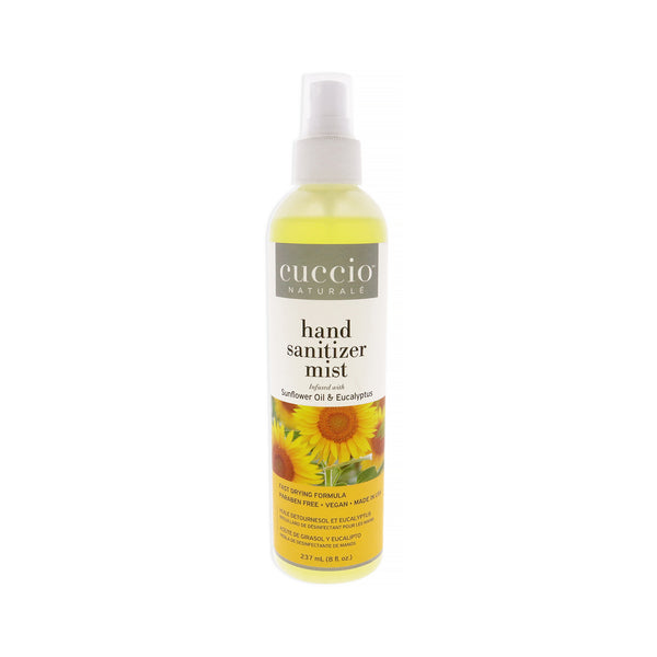 Cuccio Naturale Hand Sanitizer Mist - Sunflower Oil and Eucalyptus by Cuccio Naturale for Unisex - 8 oz Hand Sanitizer