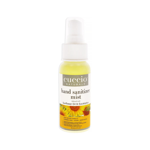 Cuccio Naturale Hand Sanitizer Mist - Sunflower Oil and Eucalyptus by Cuccio Naturale for Unisex - 2 oz Hand Sanitizer