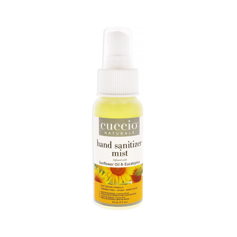 Cuccio Naturale Hand Sanitizer Mist - Sunflower Oil and Eucalyptus by Cuccio Naturale for Unisex - 2 oz Hand Sanitizer