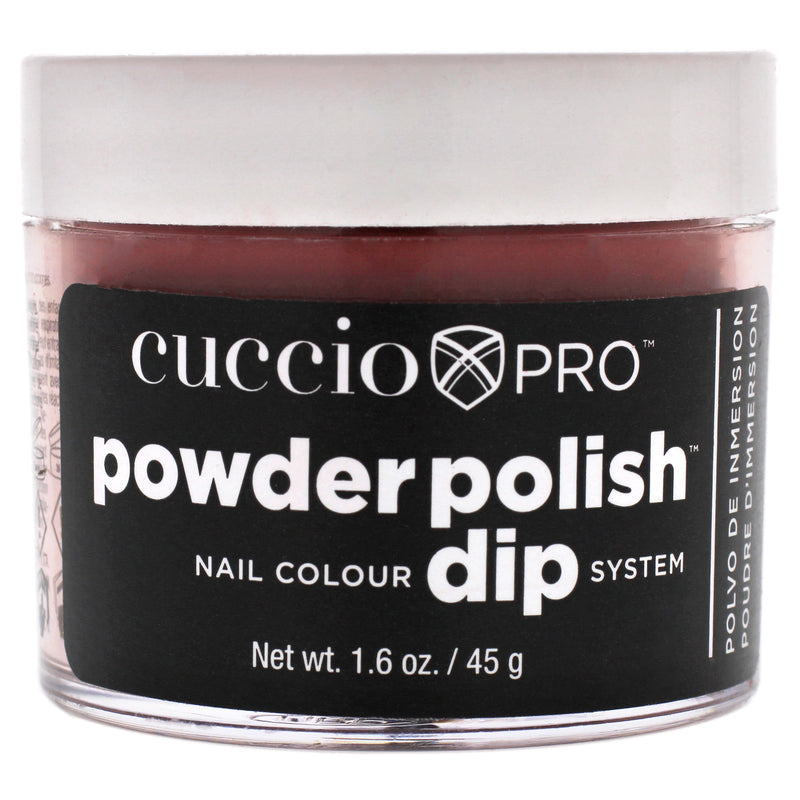 Cuccio Colour Pro Powder Polish Nail Colour Dip System - Oh Fudge by Cuccio Colour for Women - 1.6 oz Nail Powder