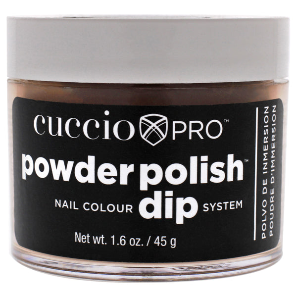 Cuccio Colour Pro Powder Polish Nail Colour Dip System - Caramel Kisses by Cuccio Colour for Women - 1.6 oz Nail Powder