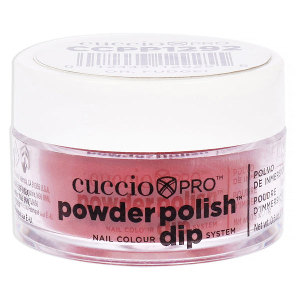 Cuccio Colour Pro Powder Polish Nail Colour Dip System - Oh Fudge by Cuccio Colour for Women - 0.5 oz Nail Powder