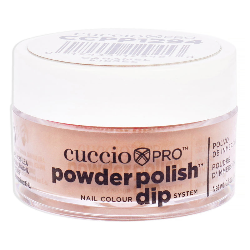Cuccio Colour Pro Powder Polish Nail Colour Dip System - Caramel Kisses by Cuccio Colour for Women - 0.5 oz Nail Powder