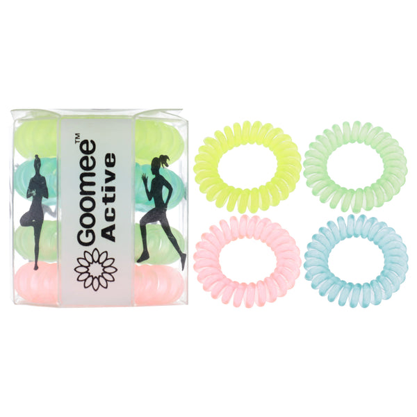 Goomee Active The Markless Hair Loop Set - Glow The Distance by Goomee for Women - 4 Pc Hair Tie