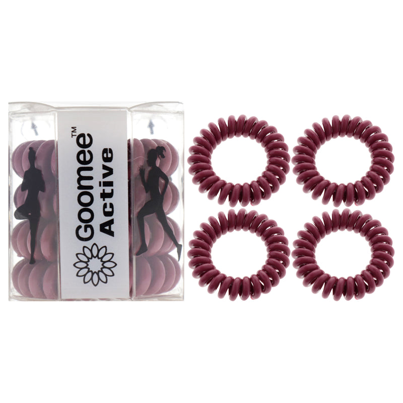 Goomee Active The Markless Hair Loop Set - On Track by Goomee for Women - 4 Pc Hair Tie