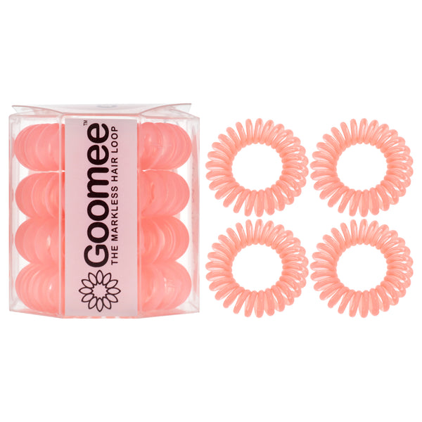 Goomee The Markless Hair Loop Set - Huntington Peach by Goomee for Women - 4 Pc Hair Tie