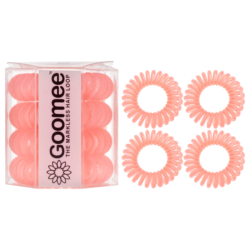 Goomee The Markless Hair Loop Set - Huntington Peach by Goomee for Women - 4 Pc Hair Tie