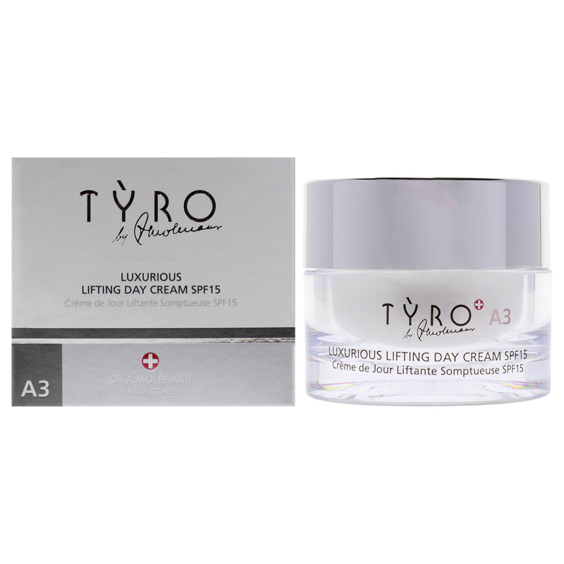 Tyro Luxurious Lifting Day Cream SPF 15 by Tyro for Unisex - 1.69 oz Cream