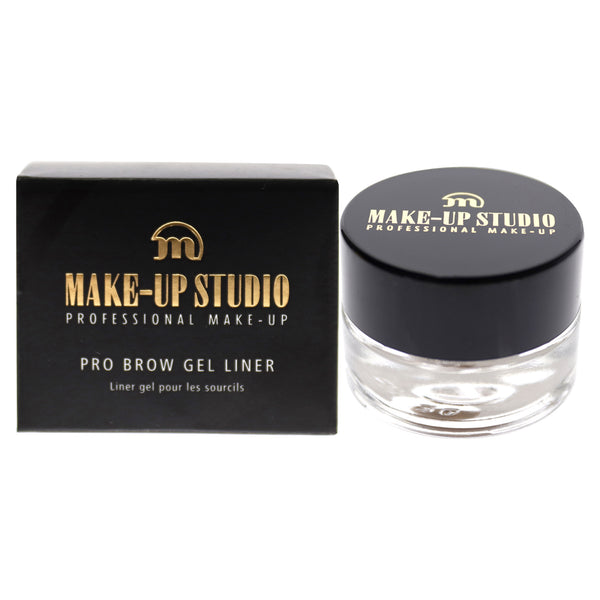 Make-Up Studio Pro Brow Gel Liner - Dark by Make-Up Studio for Women - 0.17 oz Eyebrow Gel