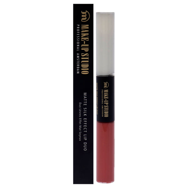 Make-Up Studio Matte Silk Effect Lip Duo - Charming Coral by Make-Up Studio for Women - 0.2 oz Lipstick