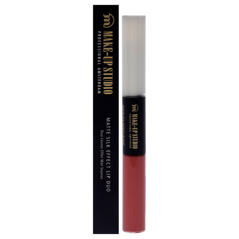 Make-Up Studio Matte Silk Effect Lip Duo - Charming Coral by Make-Up Studio for Women - 0.2 oz Lipstick