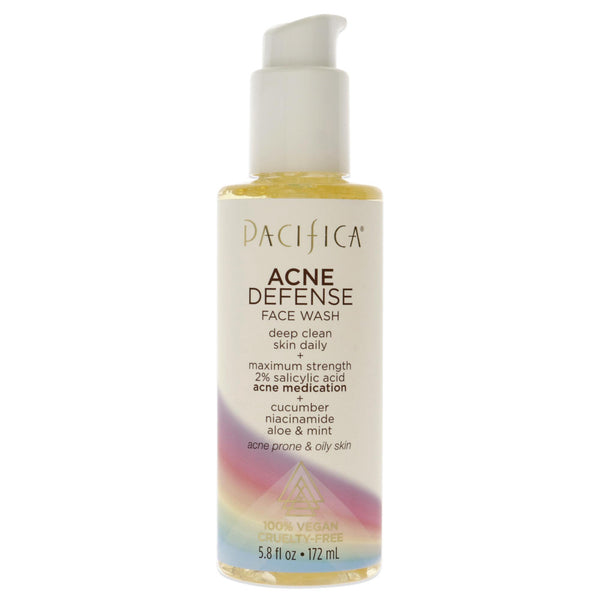 Pacifica Acne Defense Face Wash by Pacifica for Unisex - 5.8 oz Cleanser