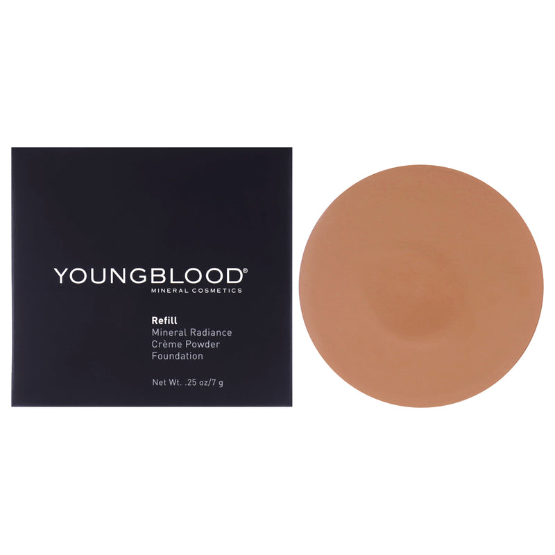 Youngblood Mineral Radiance Creme Powder Foundation - Toffee by Youngblood for Women - 0.25 oz Foundation (Refill)