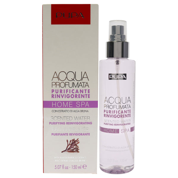 Pupa Milano Home Spa Purifying and Rinvigorating Scented Water -Bladderwrack Extract by Pupa Milano for Unisex - 5.07 oz Body Mist