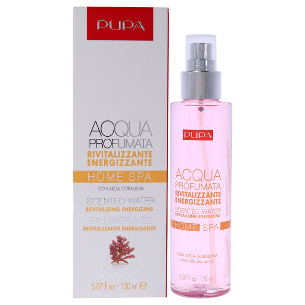 Pupa Milano Home Spa Revitalizing Energizing Scented Water - 004 Coralline Algae by Pupa Milano for Unisex - 5.07 oz Body Mist