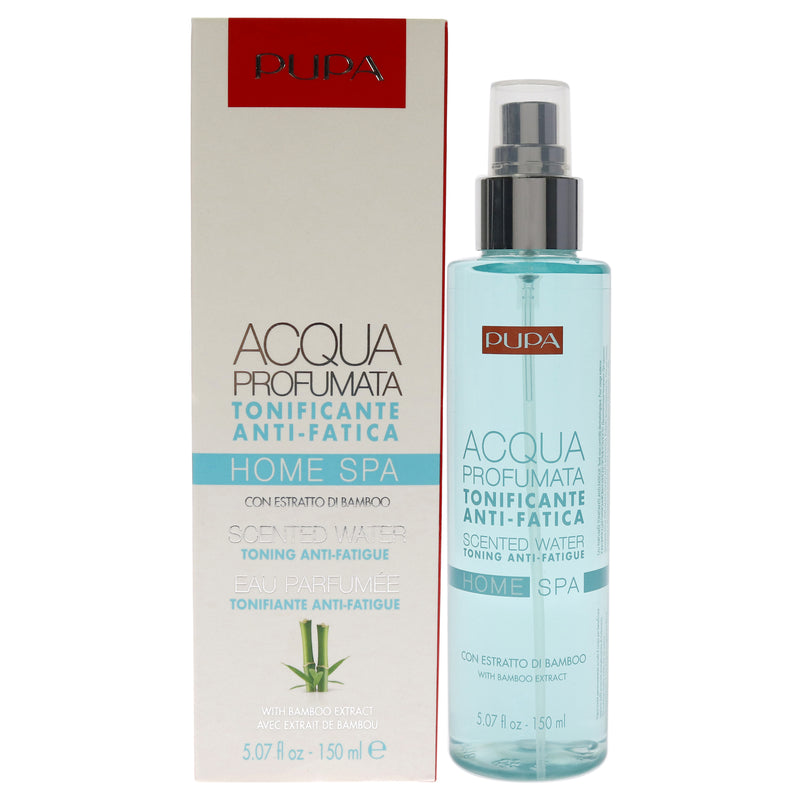 Pupa Milano Home Spa Toning Anti-Fatigue Scented Water - Bamboo Extract by Pupa Milano for Unisex - 5.07 oz Body Mist