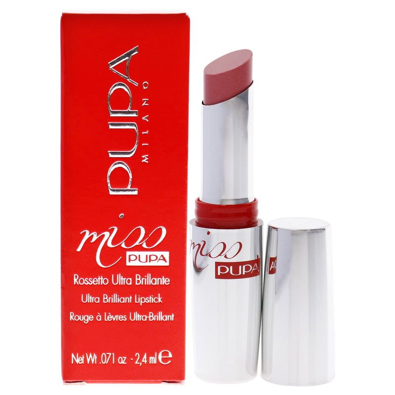 Pupa Milano Miss Pupa Ultra Brilliant Lipstick - 101 Nude Rose by Pupa Milano for Women - 0.071 oz Lipstick