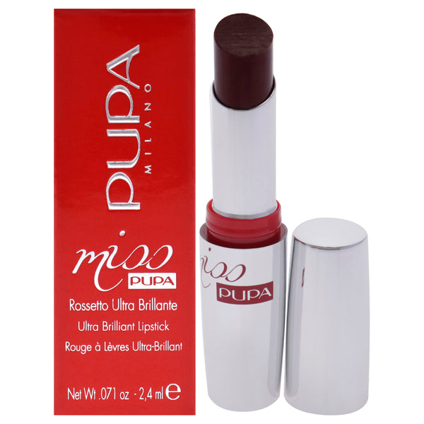 Pupa Milano Miss Pupa Ultra Brilliant Lipstick - 504 Ruby Red by Pupa Milano for Women - 0.071 oz Lipstick