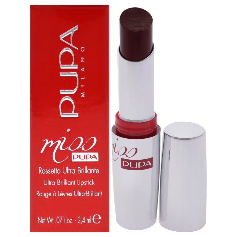 Pupa Milano Miss Pupa Ultra Brilliant Lipstick - 504 Ruby Red by Pupa Milano for Women - 0.071 oz Lipstick