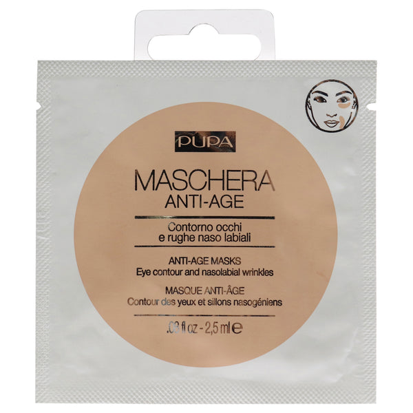 Pupa Milano Anti-Age Mask Eye Contours and Nasolabial Wrinkle by Pupa Milano for Unisex - 0.08 oz Mask