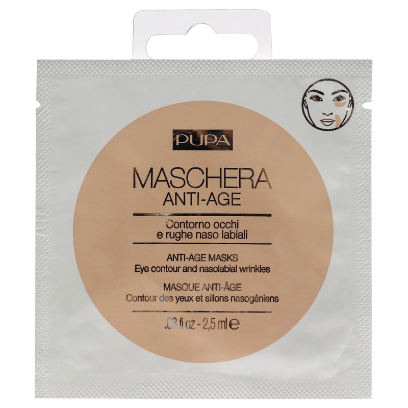 Pupa Milano Anti-Age Mask Eye Contours and Nasolabial Wrinkle by Pupa Milano for Unisex - 0.08 oz Mask