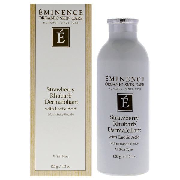 Eminence Strawberry Rhubarb Dermafoliant With Lactic Acid by Eminence for Unisex - 4.2 oz Exfoliator