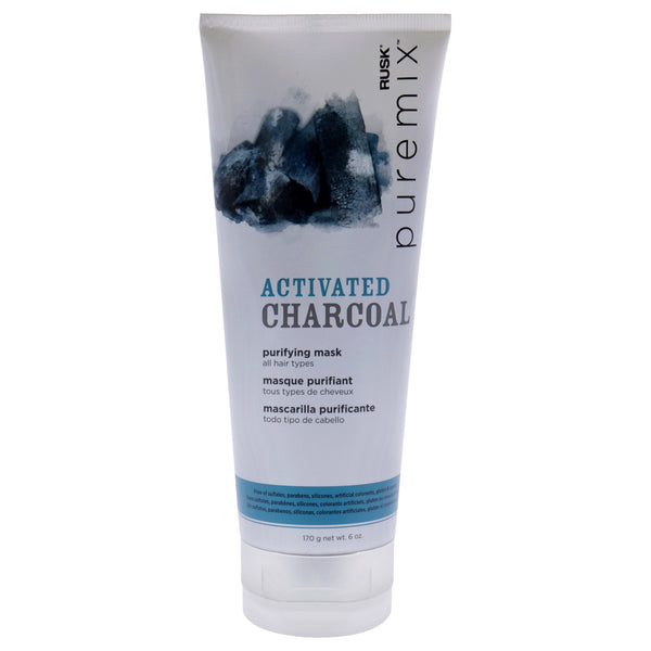 Rusk Puremix Activated Charcoal Purifying Mask by Rusk for Unisex - 6 oz Masque