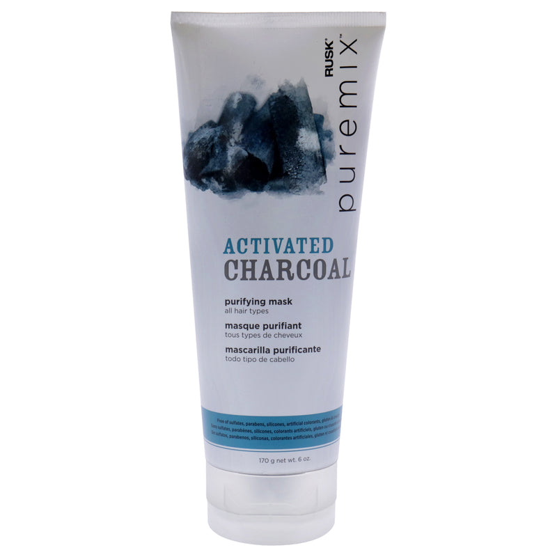 Rusk Puremix Activated Charcoal Purifying Mask by Rusk for Unisex - 6 oz Masque