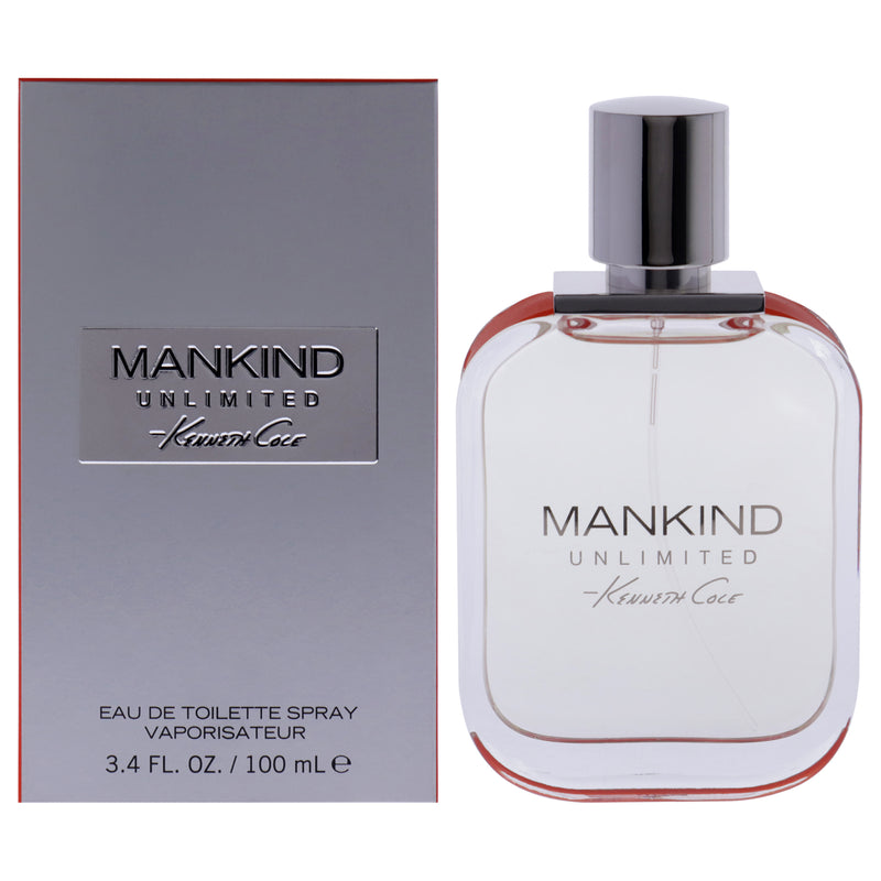 Kenneth Cole Mankind Unlimited by Kenneth Cole for Men - 3.4 oz EDT Spray