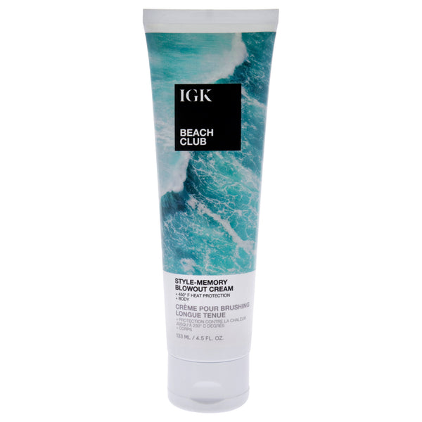 IGK Beach Club Blowout Cream by IGK for Unisex - 4.5 oz Cream