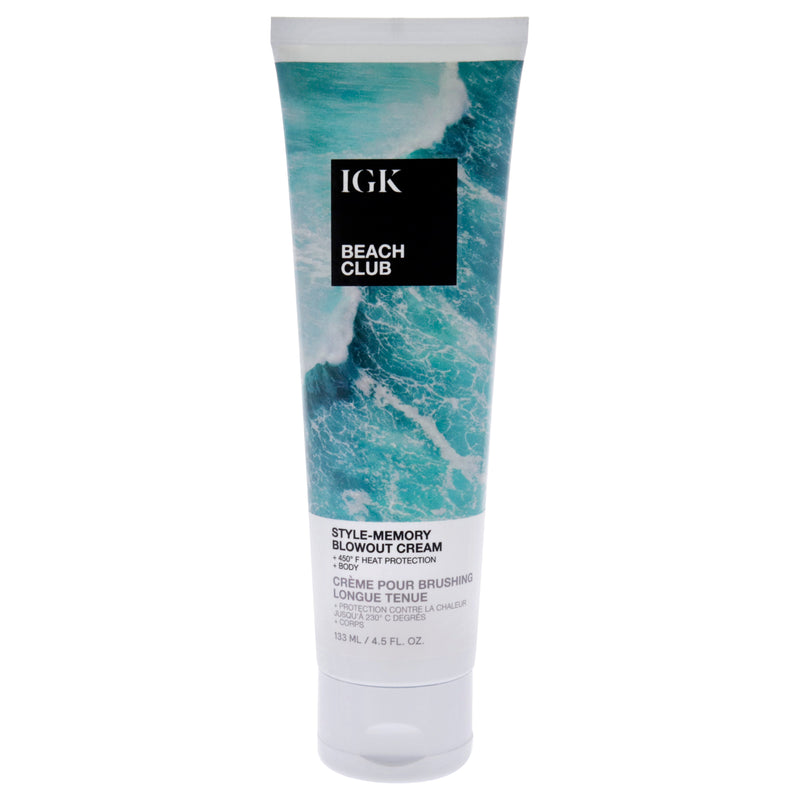 IGK Beach Club Blowout Cream by IGK for Unisex - 4.5 oz Cream