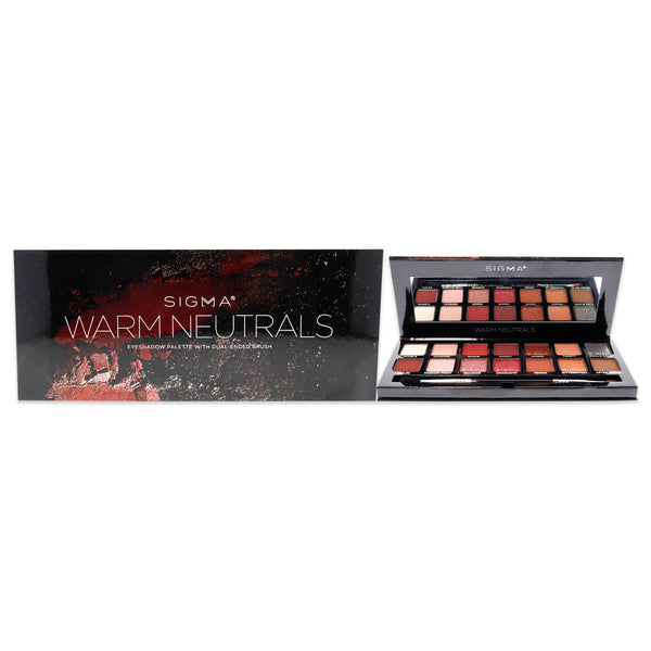 SIGMA Eyeshadow Palette - Warm Neutrals by SIGMA for Women - 1 Pc Eye Shadow