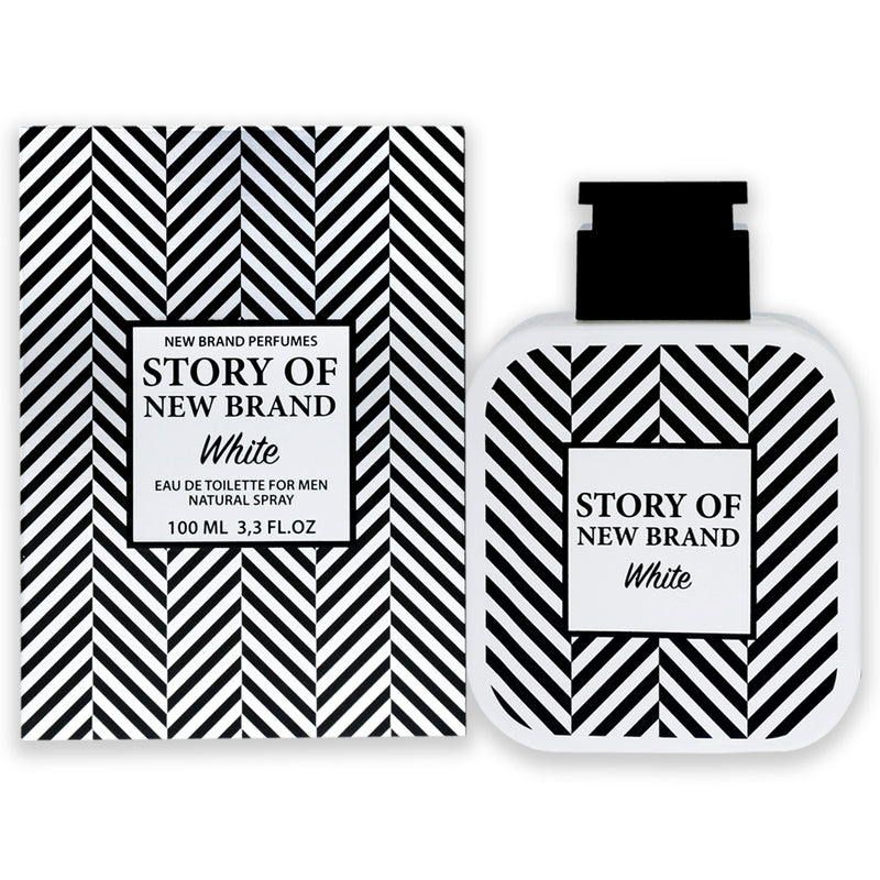 New Brand Story Of New Brand White by New Brand for Men - 3.3 oz EDT Spray