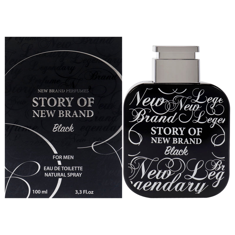 New Brand Story Of New Brand Black by New Brand for Men - 3.3 oz EDT Spray