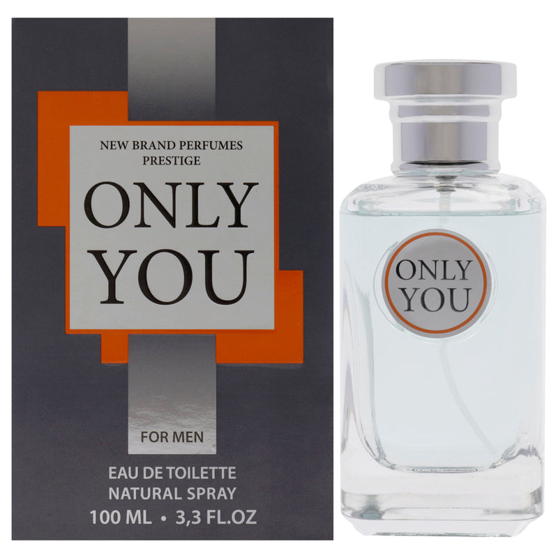 New Brand Only You by New Brand for Men - 3.3 oz EDT Spray